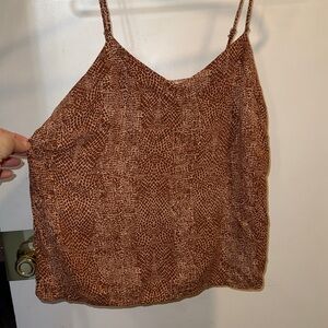 a new day Brown Textured Camisole